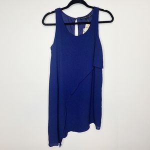 Blue Asymmetrical Dress